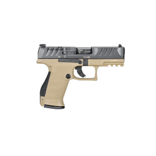 PDP Compact Optic Ready Handgun 9mm Luger 15rd Magazines (2) 4" Barrel Two-Tone Black Slide/Tan Grip