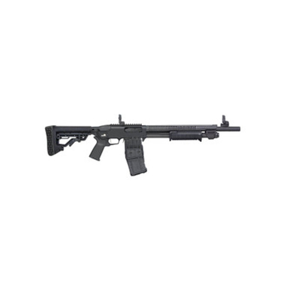 Mossberg 590M Shotgun 12ga 2-3/4" Chamber 10rd Magazine(1) 18.5'' Barrel Adjustable Stock Magpul MBUS Sights
