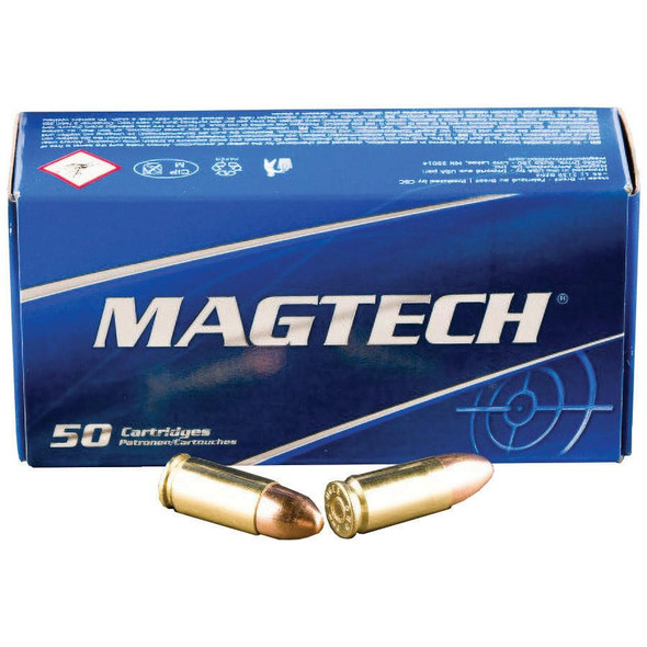 MagTech Handgun Ammunition 9mm Luger 115 gr FMJ 1135 fps 50/ct