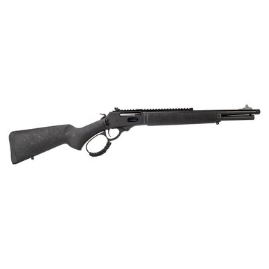 Rossi R95 Trapper Triple Black Lever Action Rifle .357 Mag/.38 Spl 8rd Capacity 16.5" Threaded Barrel Black Wood Stock
