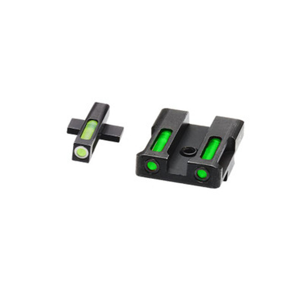HIVIZ LiteWave H3 Green/White Front Ring sight for Springfield Models XDXDSXDE and XD-M models