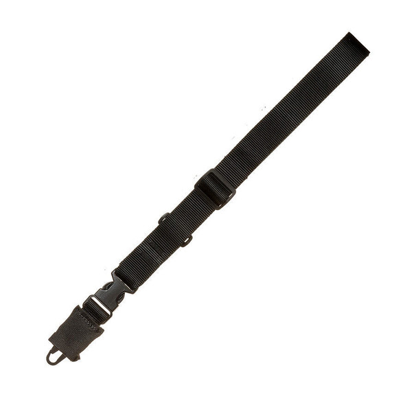 TacShield CQB 1-Point Sling 1.5" Black with HK Snap Hook