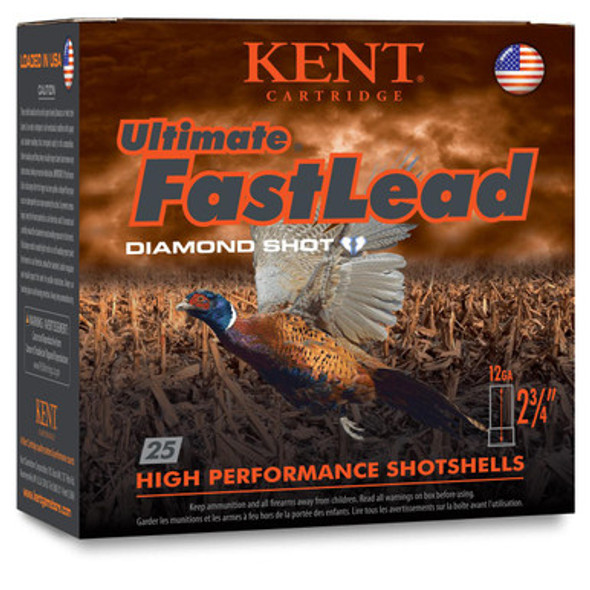 Kent Ultimate Fast Lead Shotshells 20 ga 3" 1-1/4oz 1300 fps #5 25/ct
