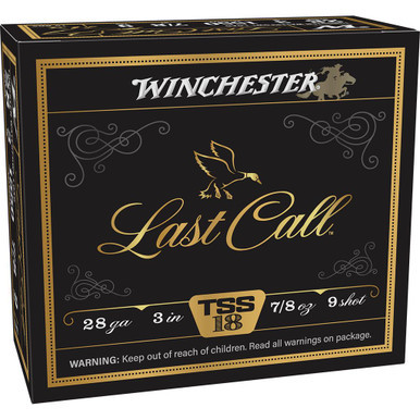 Winchester Last Call Waterfowl TSS Shotshells 28ga 3"7/8oz 1550fps #7 10/ct