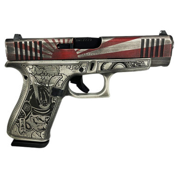 Glock 48 Gen 5 Custom "Rising Sun Bushido-Battle Worn" Handgun 9mm Luger 10/rd Magazines (2) 4.17" Barrel Austria