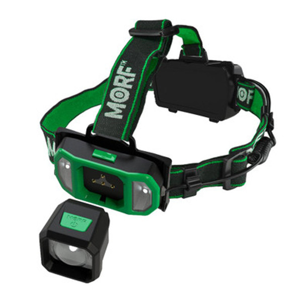 Police Security Flashlights MORF R700 Headlamp 700 Lumens Green