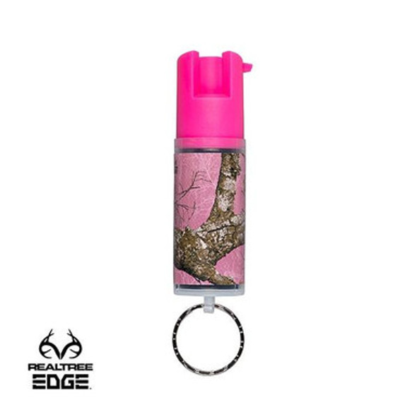 Sabre Pepper Spray Pink Camo Key Ring