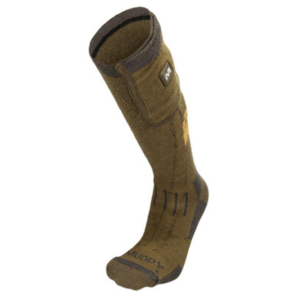 Muddy Nucleus Heated Socks Brown Clay M/L