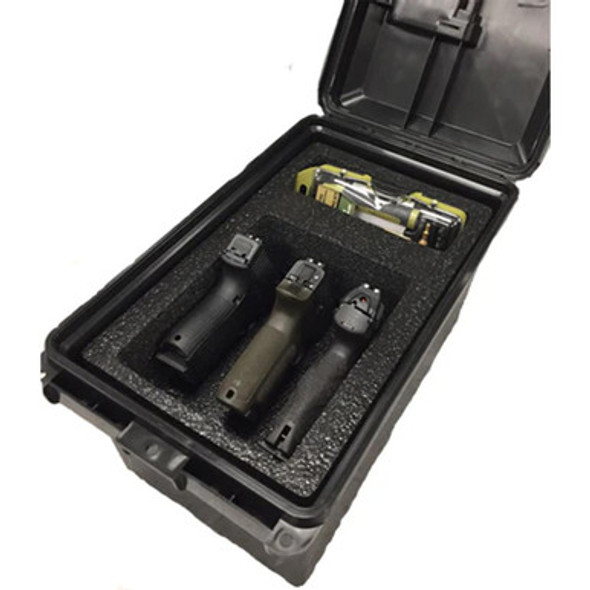 MTM Tactical Pistol Handgun Case fits 3 Handguns Dark Earth