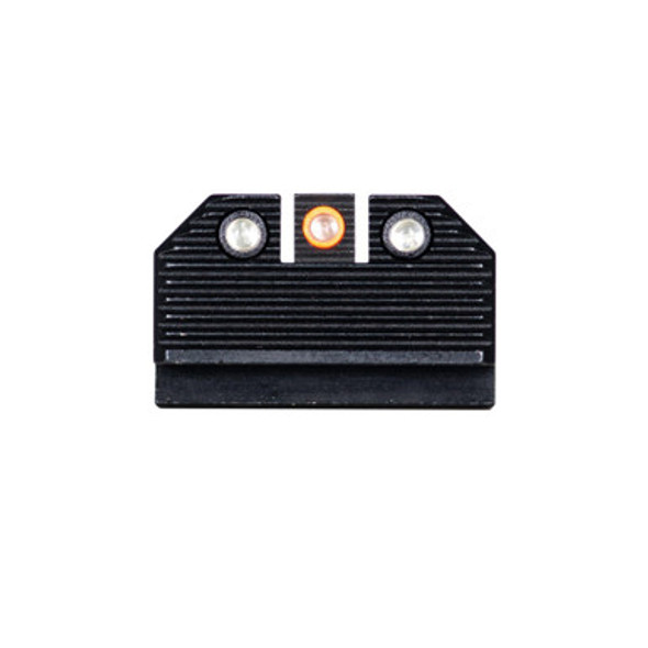 Night Fision Optics Ready Stealth Night Sight Set Orange Front Black Rear for Glock 43x MOS
