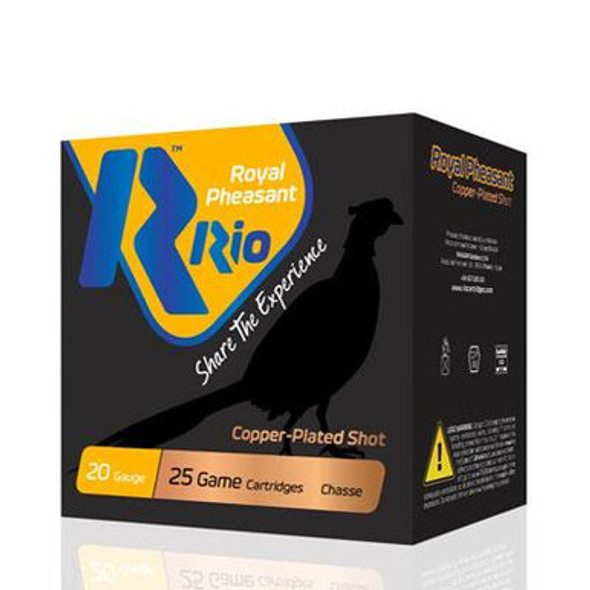 Royal Pheasant Copper 20ga 2-3/4" 1OZ #6 1250FPS 25RD