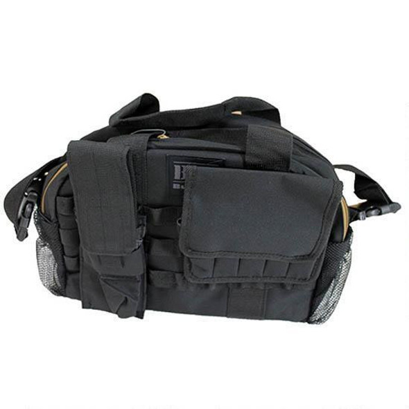 Bulldog Tactical Pistol Range Bag w/MOLLE Mag Pouches - Black