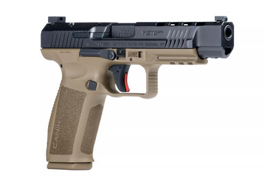 Century Arms Canik METE SFX Handgun 9mm Luger 20/rd Magazines (2) 5.2" Barrel FDE Grip and Black Slide