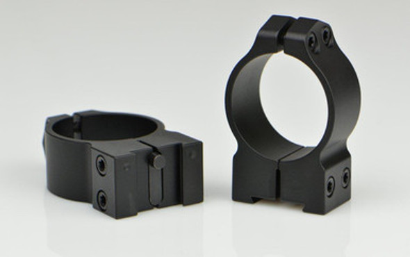 Warne 2-Piece Maxima Fixed Scope Ringmounts with Grooved Receiver - Tikka 30mm Medium Matte