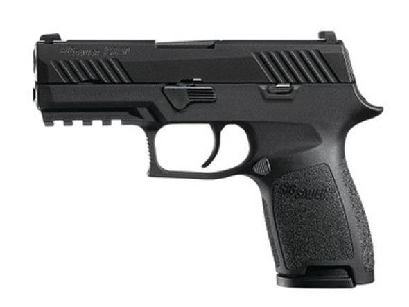 Sig P320 Compact 45ACP 3.9" 9rd Black Nitron Night Sights