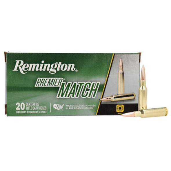 Remington Premier Match MatchKing Rifle Ammunition .224 Valkyrie 90gr BTHP 2700 fps 20/ct