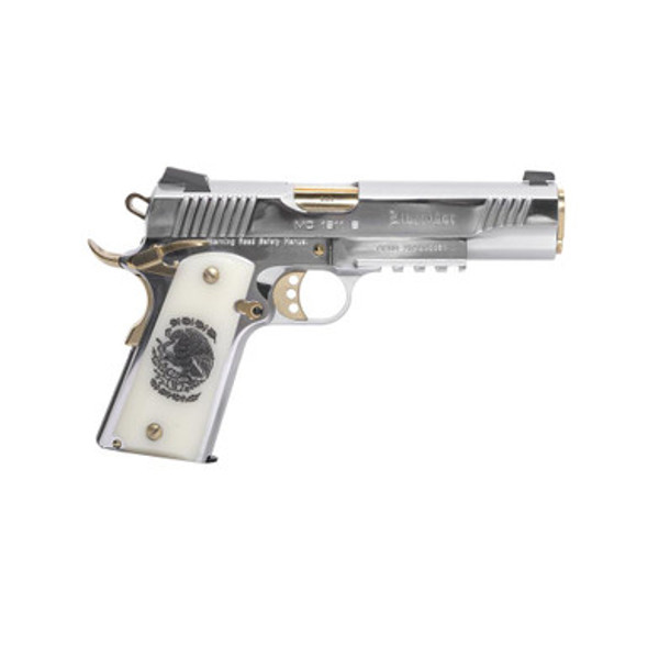 Girsan MC1911 Liberador Handgun .38 Super 9rd Magazine 5" Barrel Stainless Steel Mexican Coat of Arms