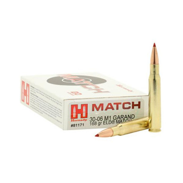 Hornady Vintage Match Rifle Ammunition .30-06 Sprg 168 gr ELD 2710 fps 20/ct