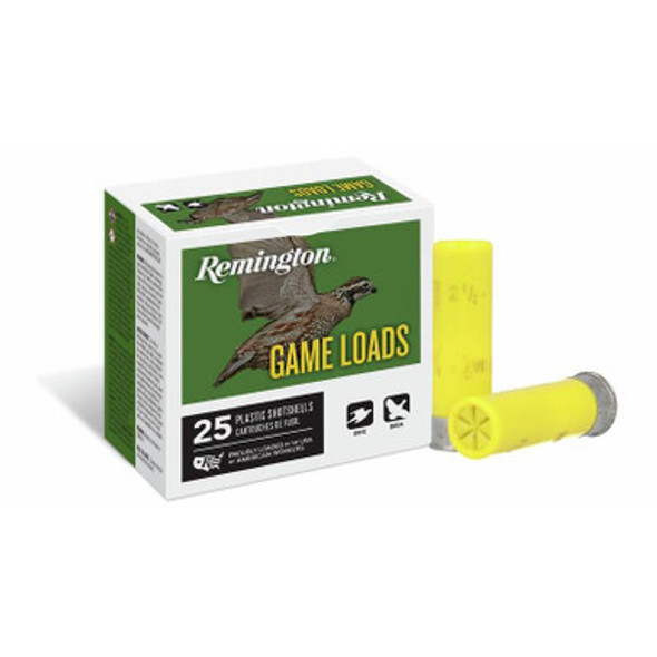 Remington Lead Game Load 20 ga 2 3/4" 2 1/2 dr 7/8 oz #8 1225 fps 25/ct