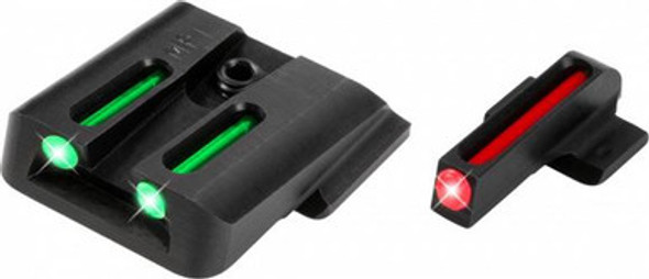 Truglo Fiber Optic Sight Set S&W M&P 380EZ - Red Front Green Rear