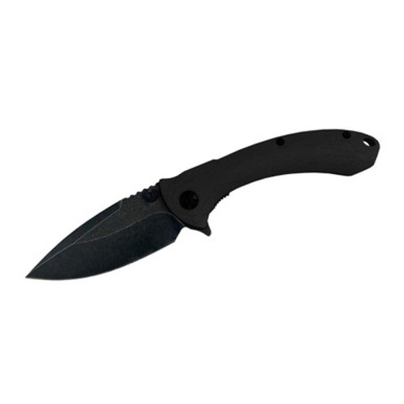 ABKT Elite Shadow Protector II Folding Knife 3-1/2" Drop Point Blade Black