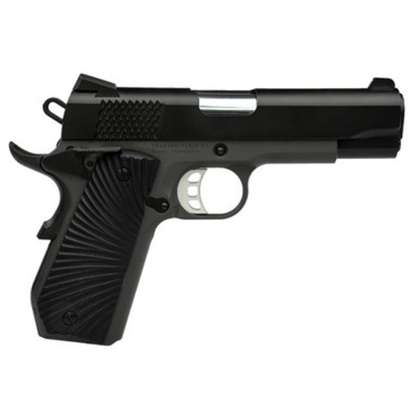 SDS Imports Tisas 1911 Stingray Carry Handgun 9mm Luger 9rd Magazine 4.25' Barrel Ed Brown Bobtail Cerakote Black/ Stingray Grey Frame