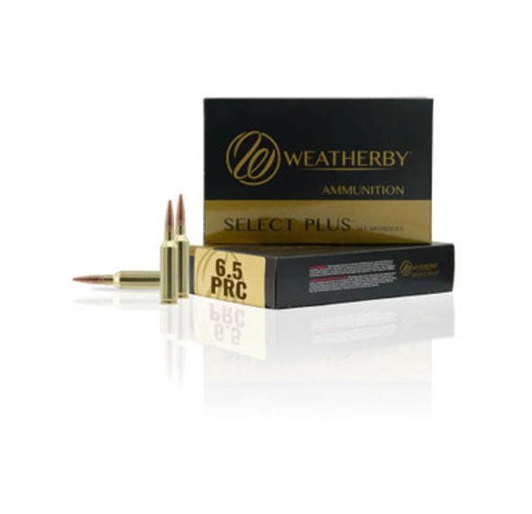 Weatherby Select Plus Rifle Ammunition 6.5 PRC 124gr Hammer Custom 3100 fps 20/ct