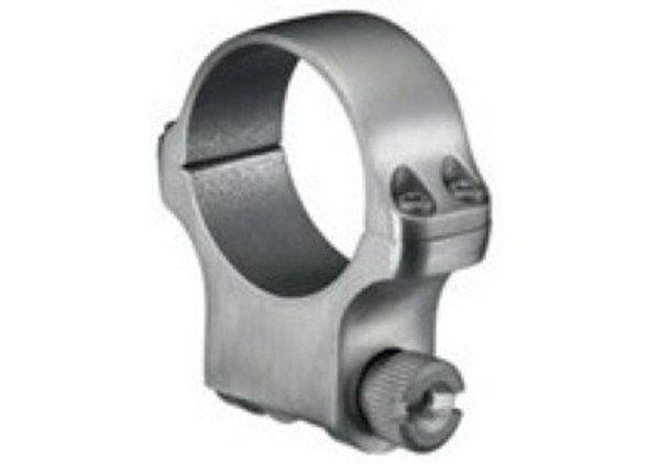 Ruger M77 2-Piece Steel Scope Rings 5B/6B 1" High - Stainless Finish