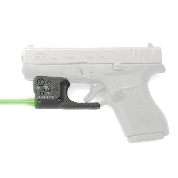 Viridian Reactor R5 Gen 2 Green Laser Sight for Glock 42 w/ Ambidextrous IWB Holster