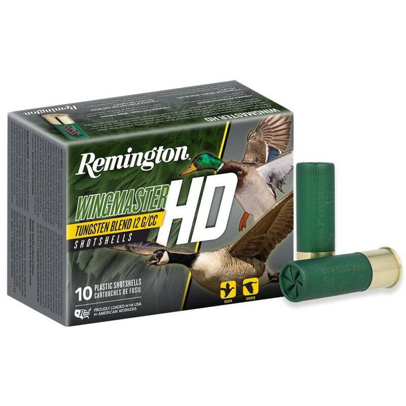 Remington Wingmaster HD Shotshells 12ga 3-1/2" 1-3/4oz #BB 1300 fps 10/ct