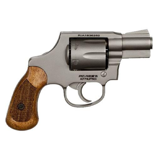 RIA M206 Spurless Matte Nickel Handgun .38 Spl 6rd Capacity 2" Barrel