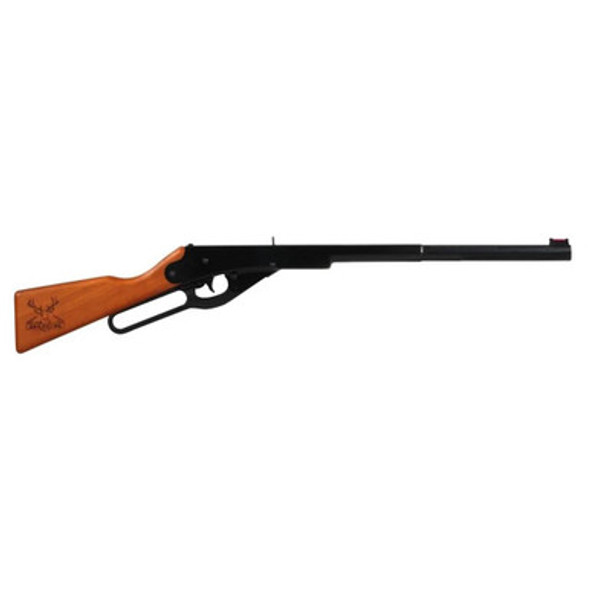 Daisy Buck BB Compact/Short LOP Lever Action Air Rifle .177 Cal Wood Stock - Blue