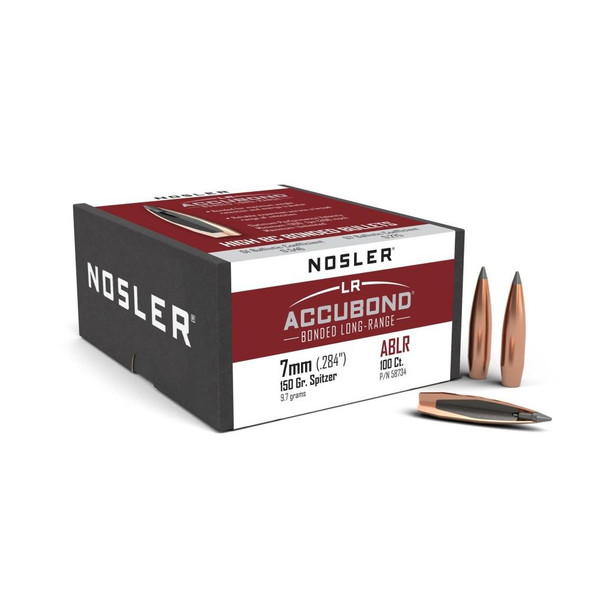 Nosler AccuBond Long Range Bullets 7mm .284" 150 gr SPT-ACB 100/ct