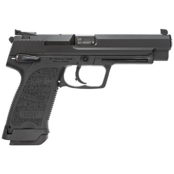 H&K USP9 Exper Handgun 9mm Luger 18rd Steel Magazines(2) 5.19" Barrel V1 DA/SA Decocking Lever Jet Funnel