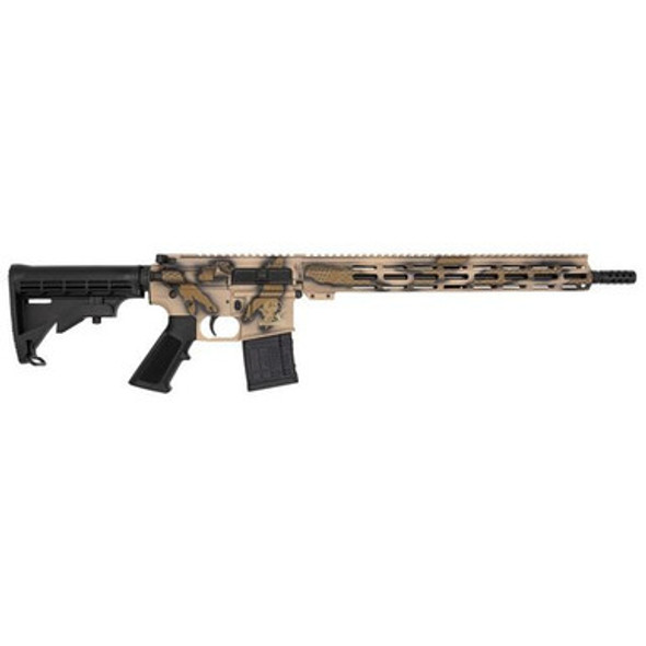 GLFA AR-15 Rifle .223 Wylde 30rd Magazine 16" Threaded Barrel Serpent Sand with 15.25" Handguard