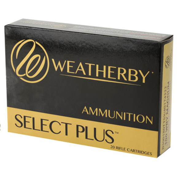 Weatherby Select Plus Swift Scirocco Rifle Ammunition .280 Ackley Improved 150 gr. PT 2925 fps 20/ct