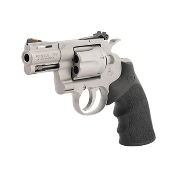 Colt Python 357 Handgun .357 Mag 6rd Capacity 3" Barrel Matte Stainless with Black Hogue Grips