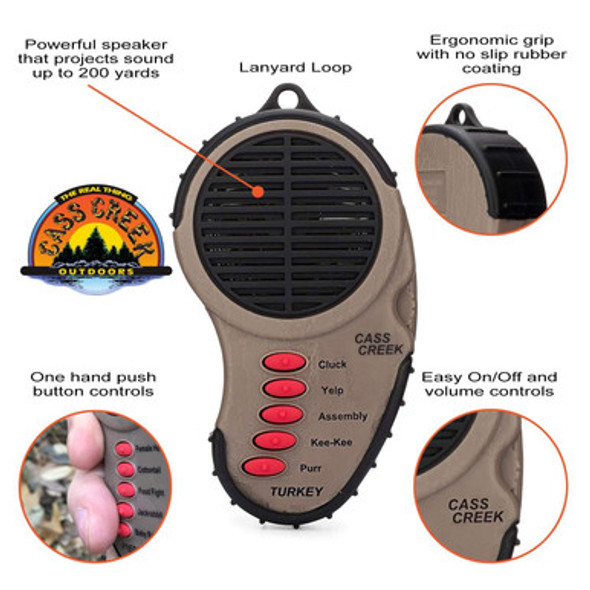 Cass Creek Ergo Electronic Turkey Call