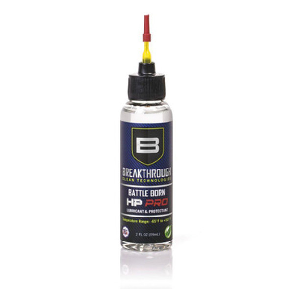 Breakthrough Clean Technologies Battle Born HP Pro Lubricant and Protectant 2 oz Bottle Clear with Needle Tip Applicator
