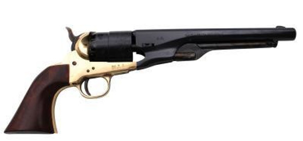 Traditions 1860 Army Redi-Pak Black Powder Revolver / Walnut / Brass .44 Cal 8" Blued Barrel