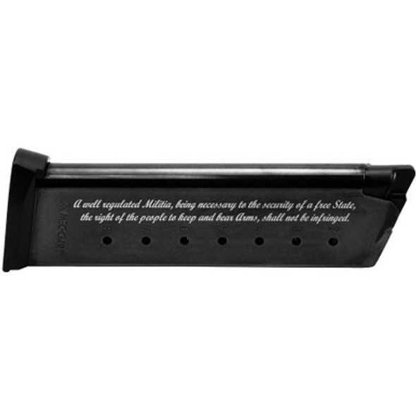 Mec-Gar 1911 Magazine .45 ACP 2nd Amendment Engraved Blued Steel 8/rd
