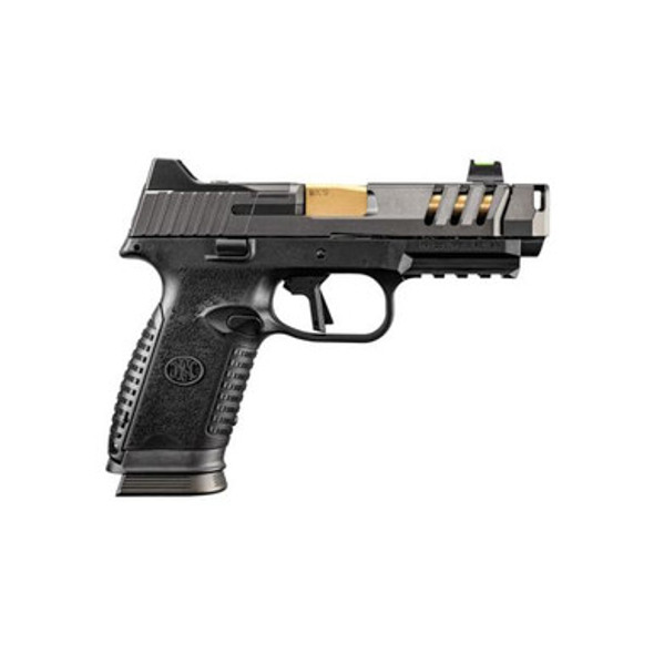 FN 509 CC Edge XL Handgun 9mm Luger 17rd Magazines(3) 4.2" Barrel Compensator Black/Gray