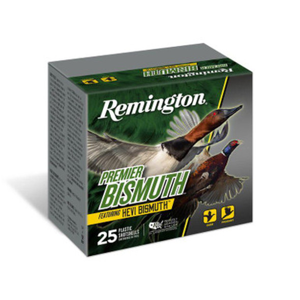 Remington Premier Bismuth Shotshells 12ga 2-3/4 in 1-1/4oz #2 1400 fps 25/ct