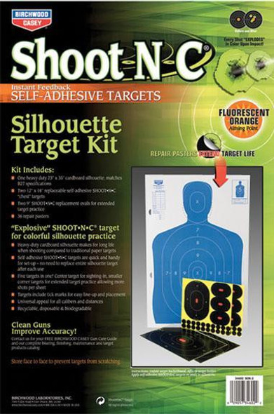 Birchwood Casey Shoot-N-C Silhouette Target Kit