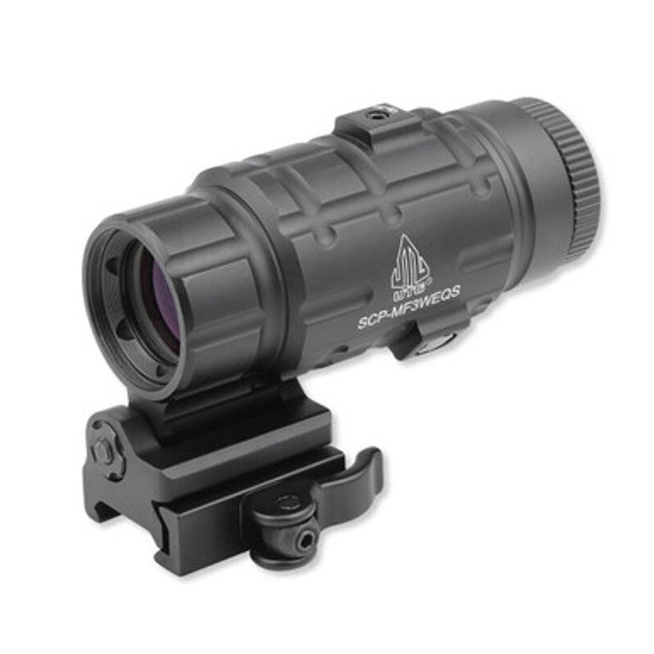 Leapers UTG 3X Magnifier with Flip-to-side QD Mount W/E Adjustable
