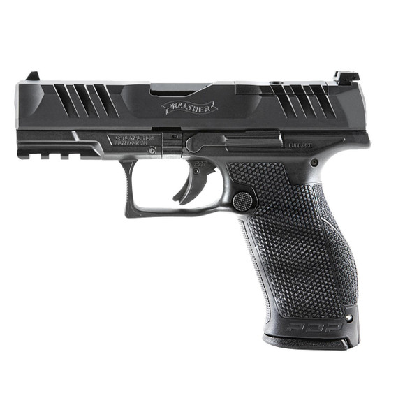 Walther PDP Full Size Optic Ready Handgun 9mm Luger 18rd Magazine 4" Barrel Black Polymer
