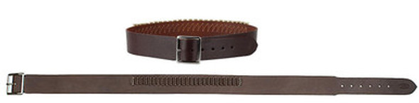 Hunter Leather Cartridge Belt .45 Caliber 34" - 39" Medium Antique Brown