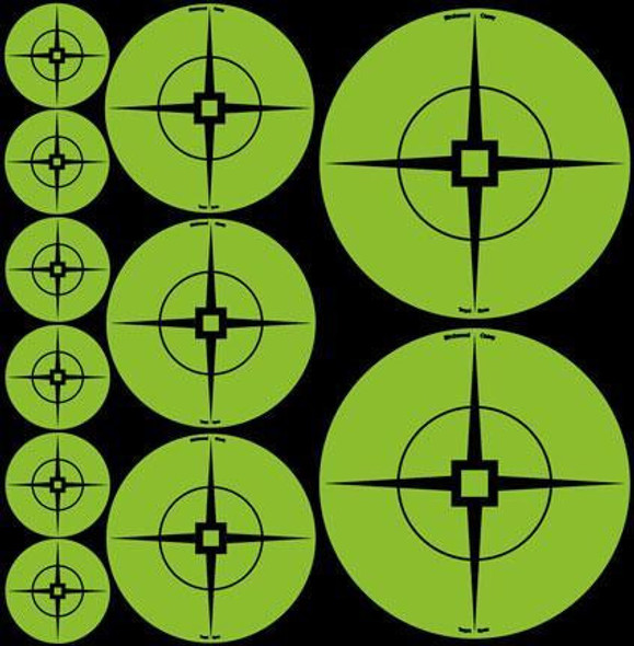 Birchwood Casey Targets Assorted Green Targets - 1-60" 2-30" 3-20"