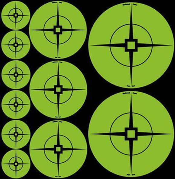 Birchwood Casey Targets Assorted Green Targets - 1-60" 2-30" 3-20"
