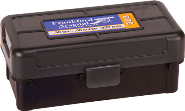 S&W/SPC 357MG 50RND BL/SMK HTFRANKFORD ARSENAL AMMO BOX 38 